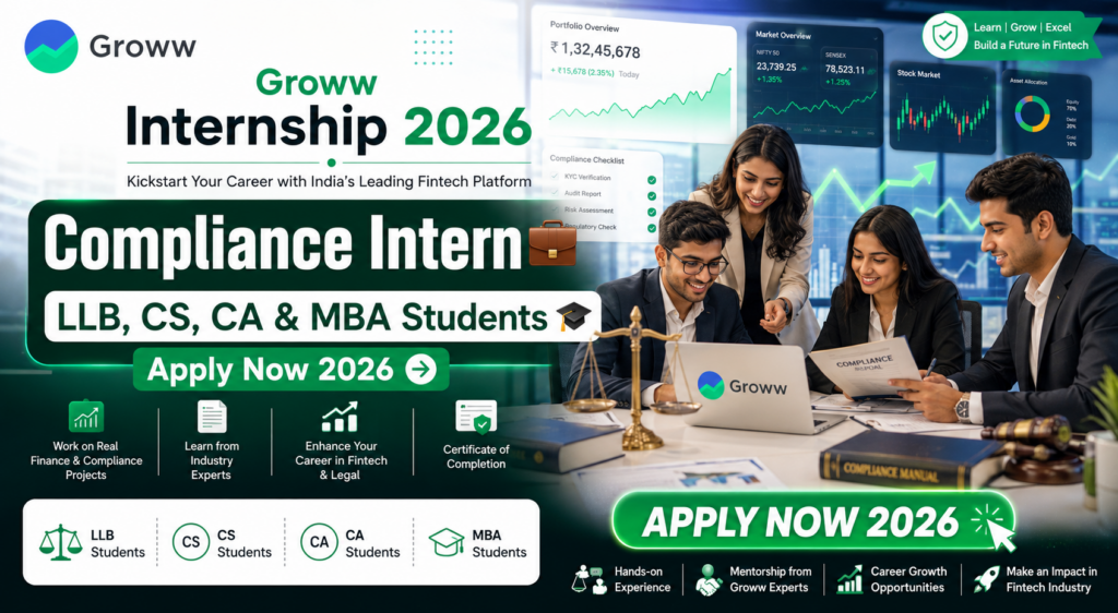 Groww Internship 2026: